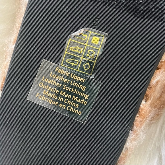 Jeffrey Campbell Pony Hair Tartan Slip-On Mules Beige Size 8 - Picture 7 of 9